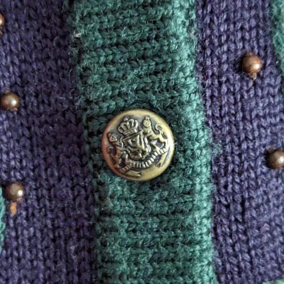 Vintage Koret Women's Wool Blend Long Sleeves Cardigan Sweater Size M - Picture 4 of 7